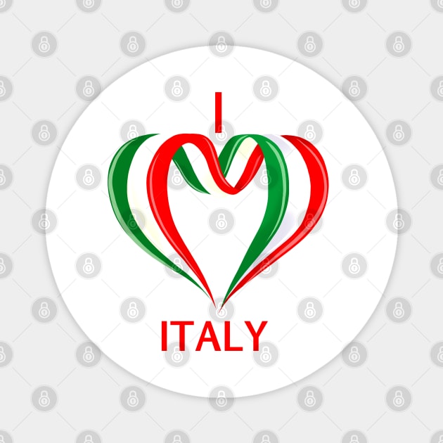 I love ITALY Magnet by Miruna Mares